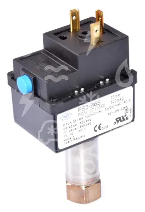 presostat ALCO vysokotlaký - pojistka, PS3-B6S, 0715560, 36,0 - 5 bar, man., šroub. 1/4
